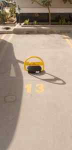 جهاز حاجز ومصد مواقف السيارات parking lock  A